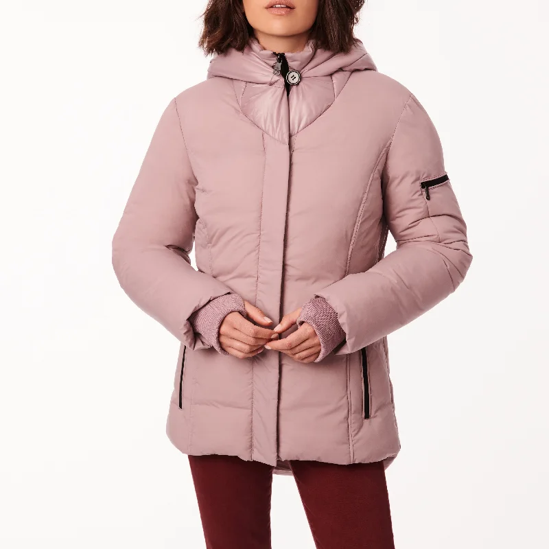 Layered Puffer Jacket Women's discounted jackets