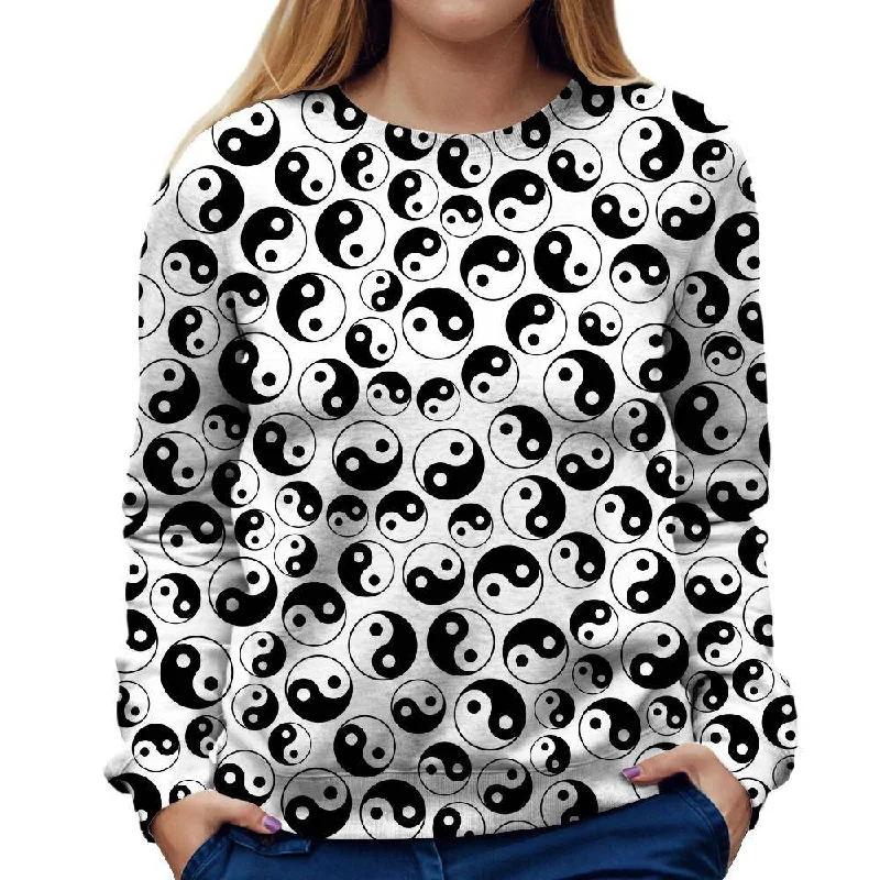 The Yin And The Yang Womens Sweatshirt Hoodies for Winter Wear