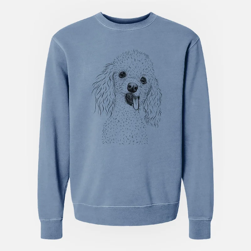 Bare Super Joey the Toy Poodle - Unisex Pigment Dyed Crew Sweatshirt Hoodies & Sweatshirts Combo