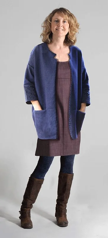 Sew Different Cocoon Jacket Women's suede jackets