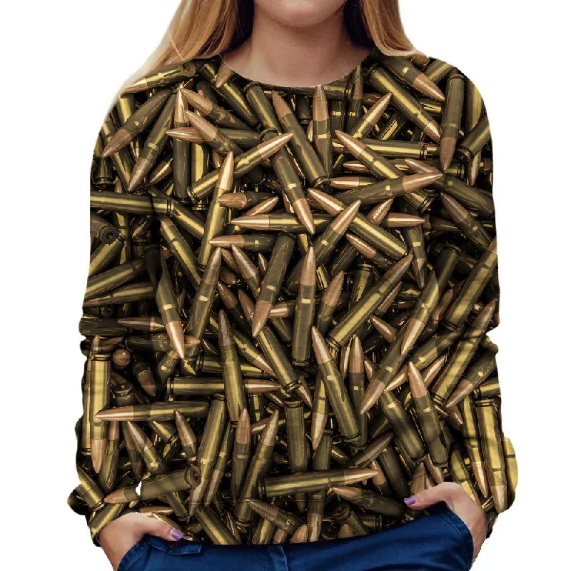 Rifle Bullets Womens Sweatshirt Stylish Hoodies Collection