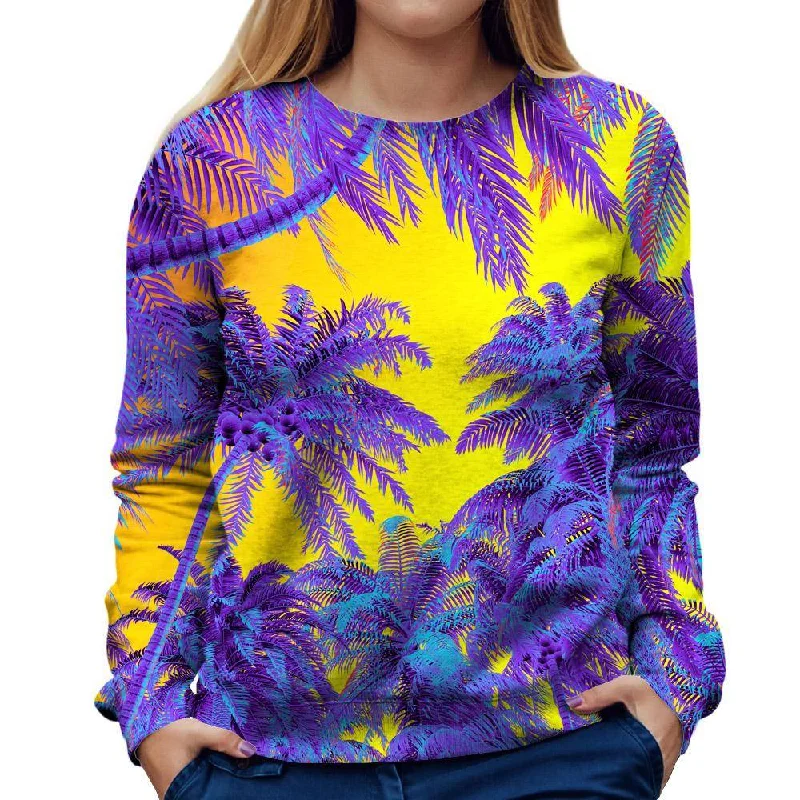 Polychrome Jungle Womens Sweatshirt Relaxed Fit Hoodie