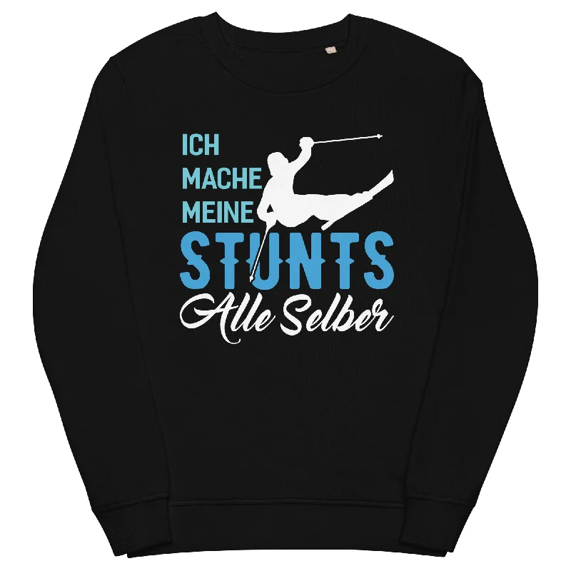 Ich mache meine Stunts alle selber - (S.K) - Unisex Premium Organic Sweatshirt Lightweight Zip Hoodie