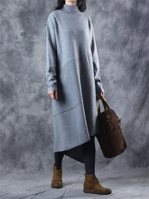 Casual Retro Loose Sweater Long Skirt Elegant sweaters