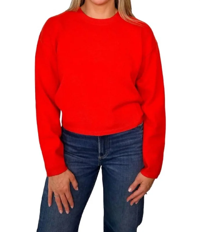 Samsa Top In Red H&M sweaters