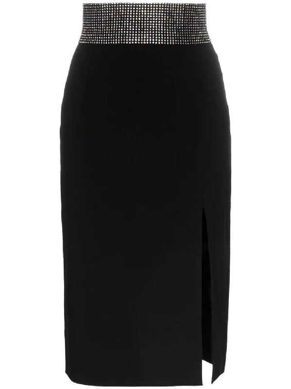 high-waisted crystal embellished skirt Cocktail unclassified skirts