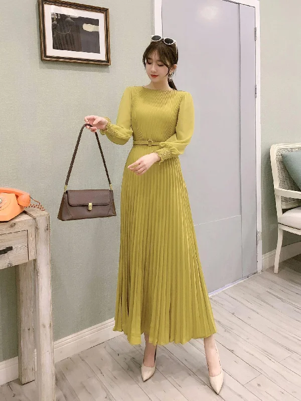 Spring New French Dress Long Casual maxi dresses