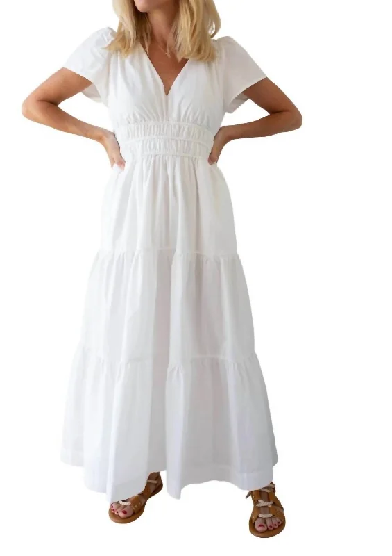 Annabelle Dress In White Casual unclassified dresses