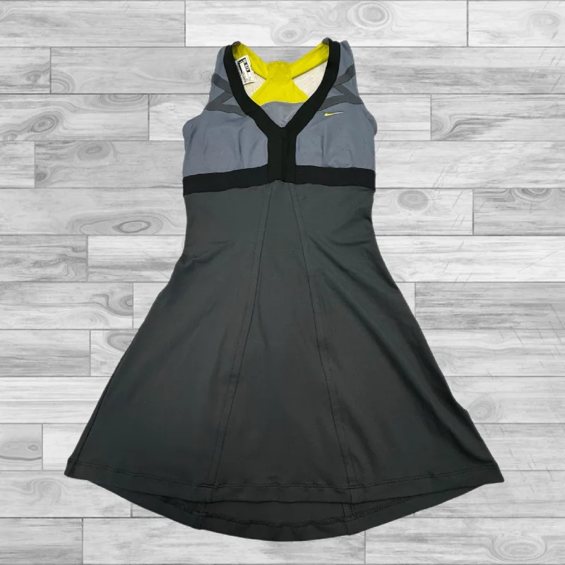 Athletic Dress By Nike Apparel In Grey, Size: S Halter unclassified dresses