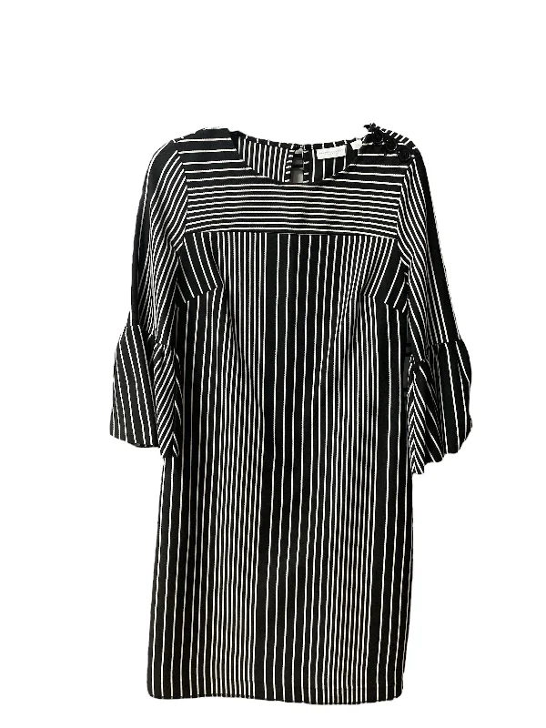 Dress Work By New York And Co In Striped Pattern, Size: S Dark color unclassified dresses