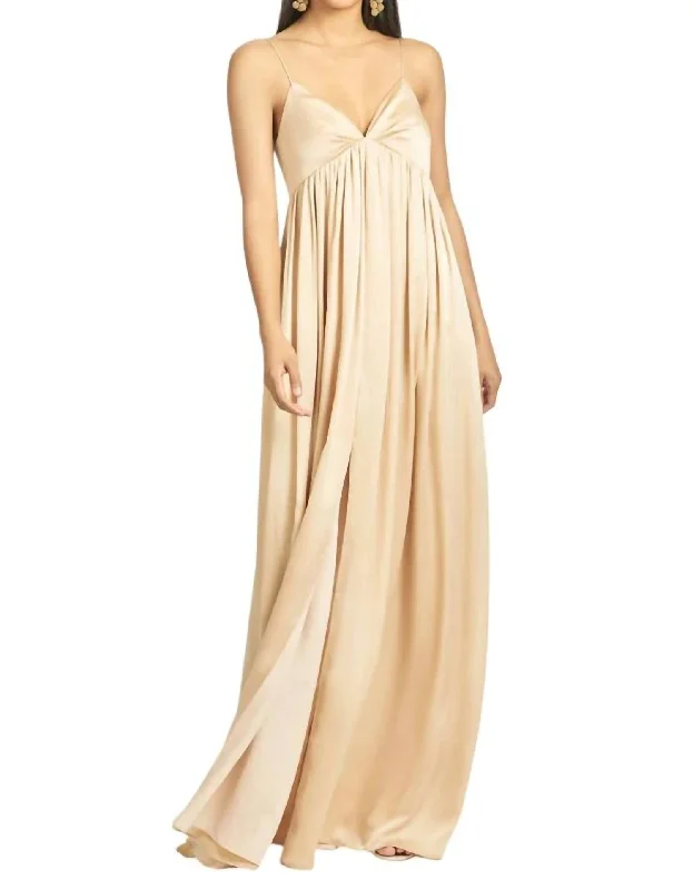 Jessica Gown In Champagne Everyday wear unclassified dresses