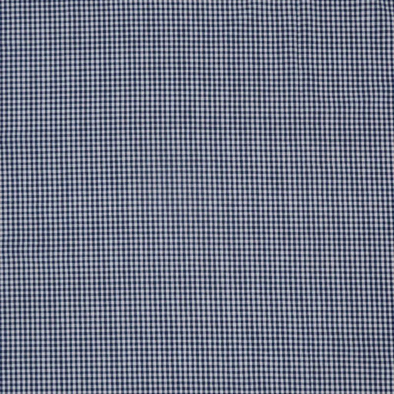 Navy and White Gingham 1/8" Cotton Blended Broadcloth Pastel unclassified dresses