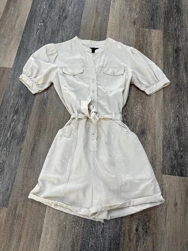 Romper By Sanctuary In Cream, Size: S Chic unclassified dresses