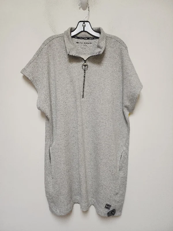 Athletic Dress By Dkny In Grey, Size: Xl Holiday unclassified dresses