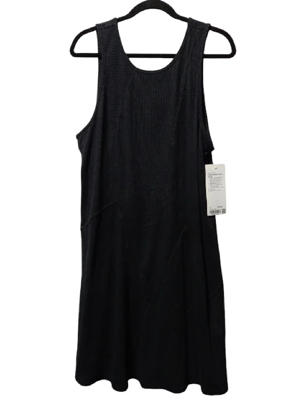 Athletic Dress By Lululemon In Black, Size: 12 Flowy unclassified dresses