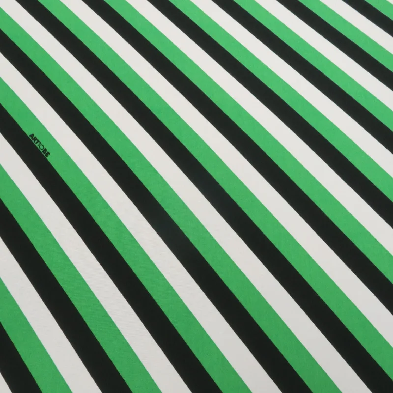 Black, White and Green Candy Cane Striped Printed Spandex Stretch Fabric Stretchy unclassified dresses