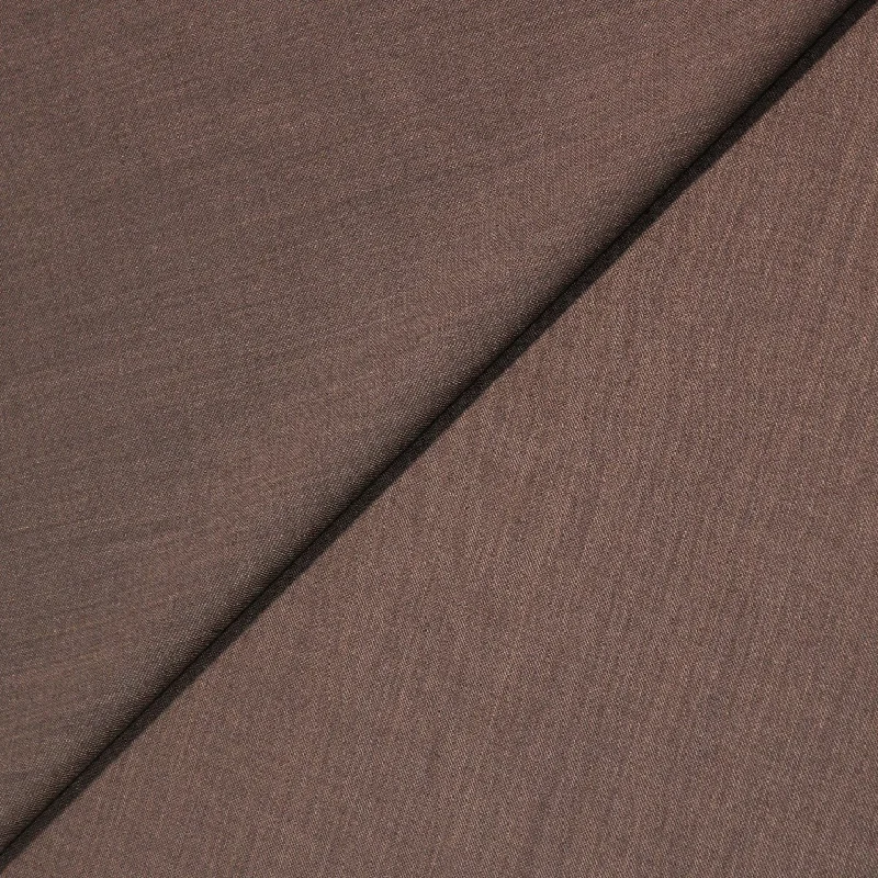 Dark Brown Solid Plain Wool Amadeus 365 Dormeuil Fabric Printed unclassified dresses