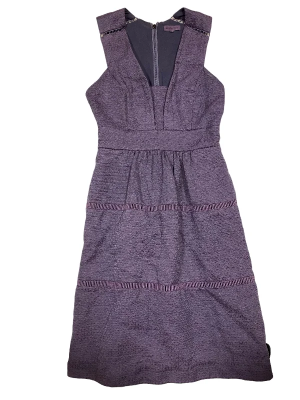 Dress Designer By Rebecca Taylor In Purple, Size: 2 Party unclassified dresses