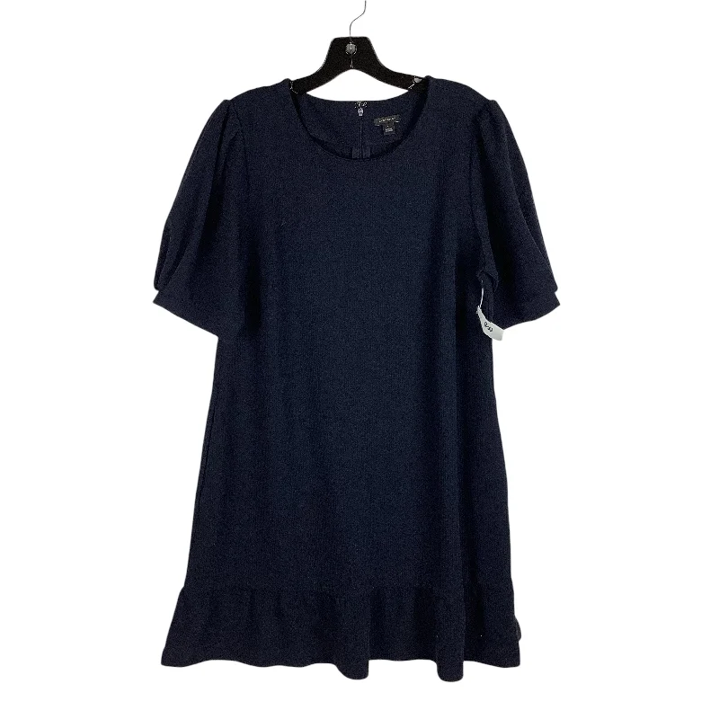 Dress Work By Ann Taylor In Navy, Size: L Trendy new unclassified dresses