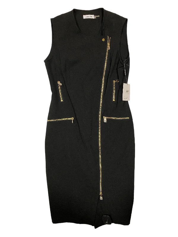 Dress Work By Calvin Klein In Black, Size: 6 Denim unclassified dresses