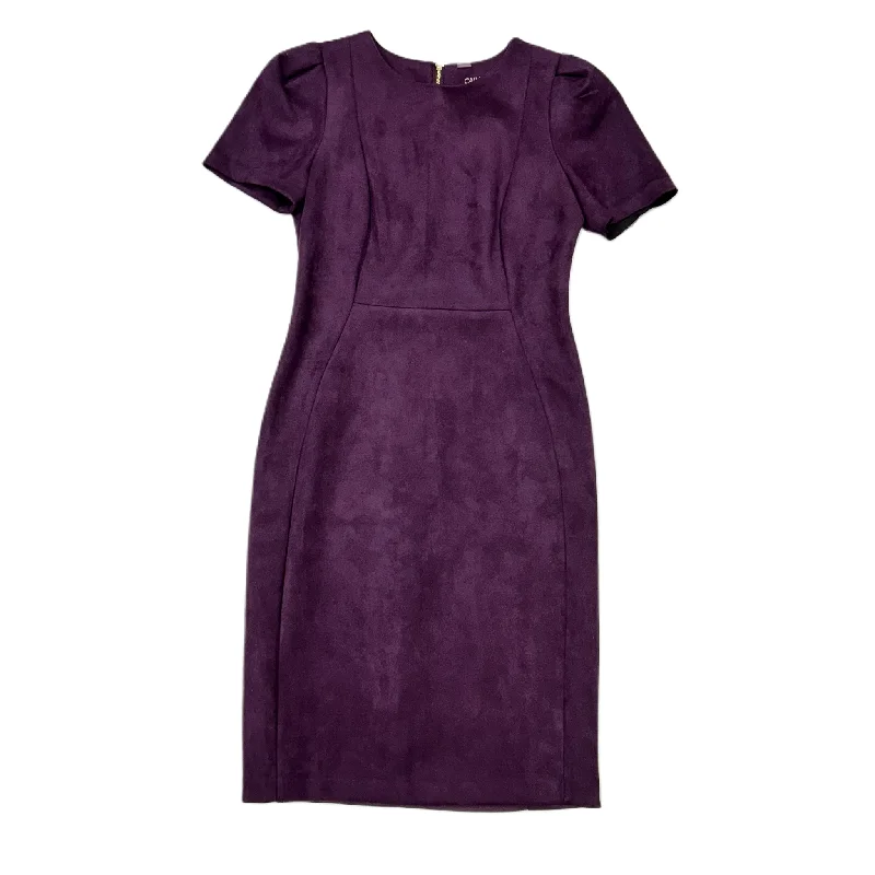 Dress Work By Calvin Klein In Purple, Size: S Tulle unclassified dresses