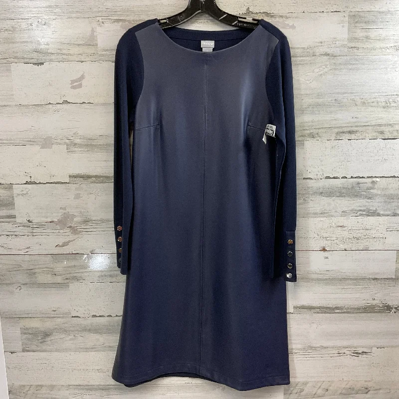 Dress Work By Chicos In Navy, Size: S Trendy unclassified dresses