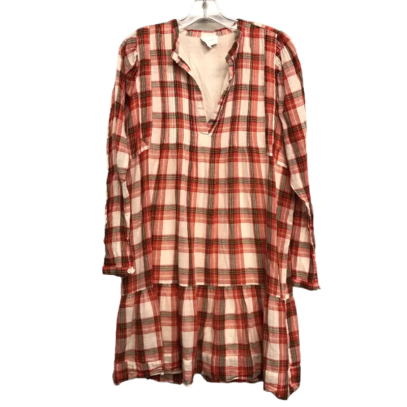 Dress Work By Sundays In Plaid Pattern, Size:L Casual chic unclassified dresses