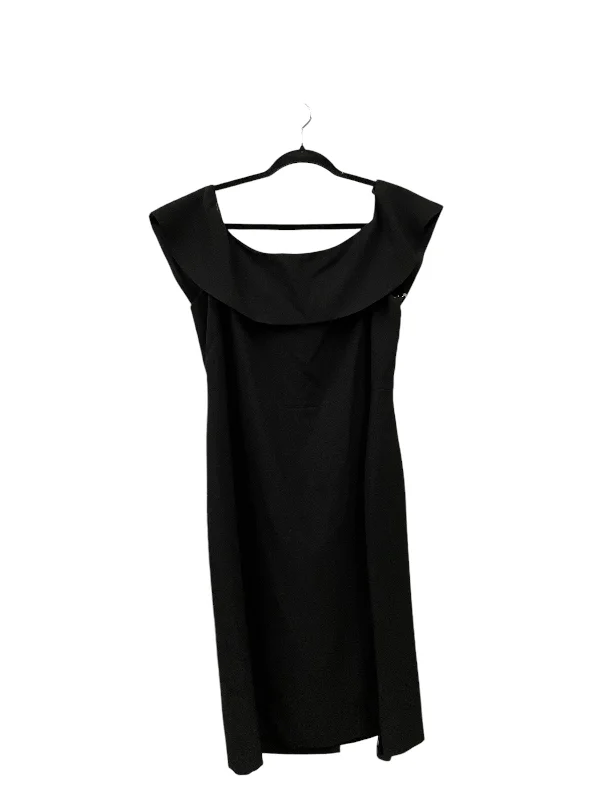 Dress Work By Karl Lagerfeld In Black, Size: Xl A-line unclassified dresses