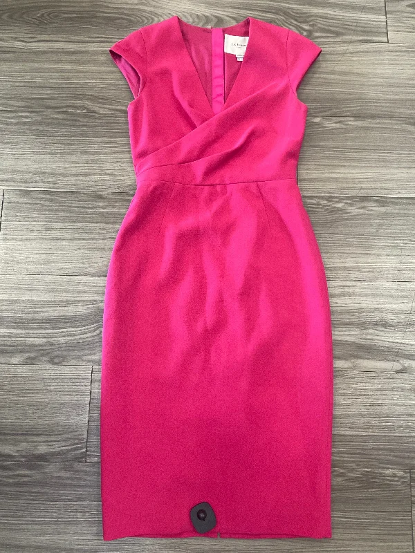 Dress Work By Lk Bennett In Pink, Size: 4 Cotton unclassified dresses