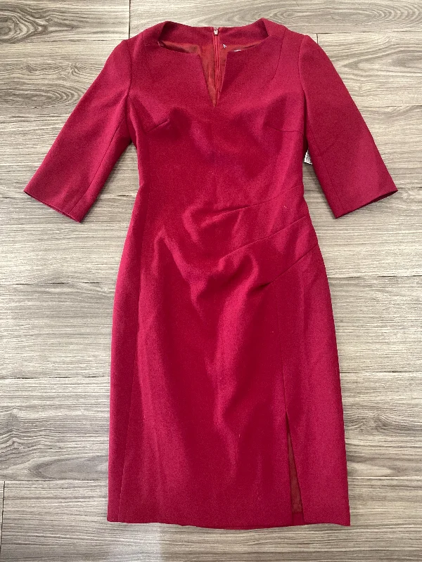 Dress Work By Lk Bennett In Red, Size: 4 Minimalist unclassified dresses