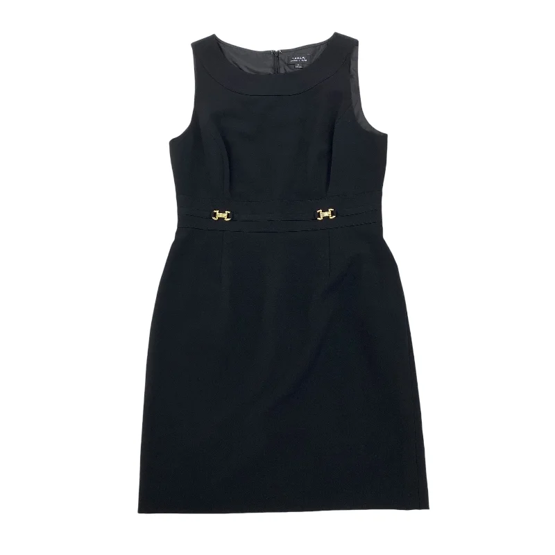 DRESS WORK by TAHARI BY ARTHUR LEVINE In BLACK, Size: 12 Satin unclassified dresses