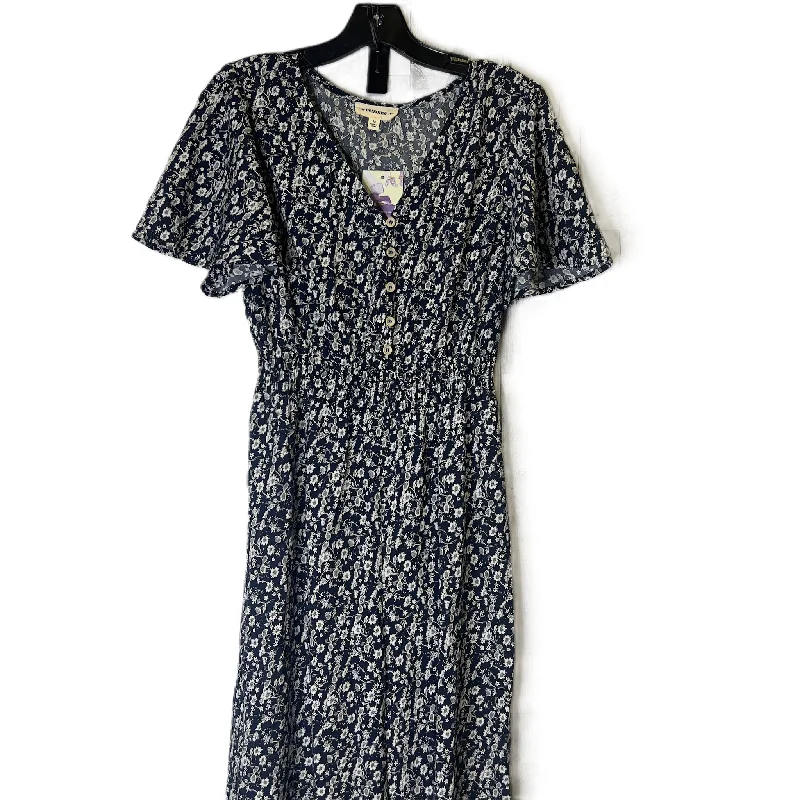 Jumpsuit By Ee Some In Blue, Size: M Vacation unclassified dresses