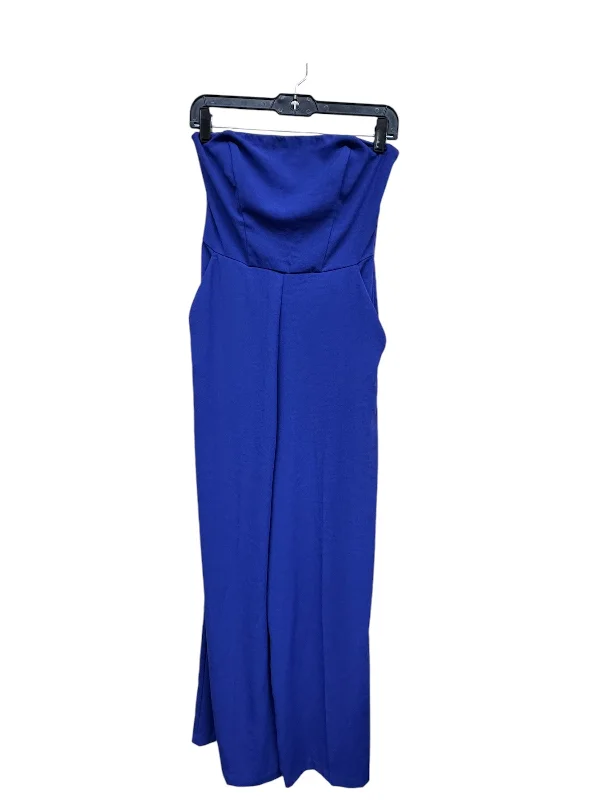 Jumpsuit By Express In Blue, Size: Xs Flowy unclassified dresses