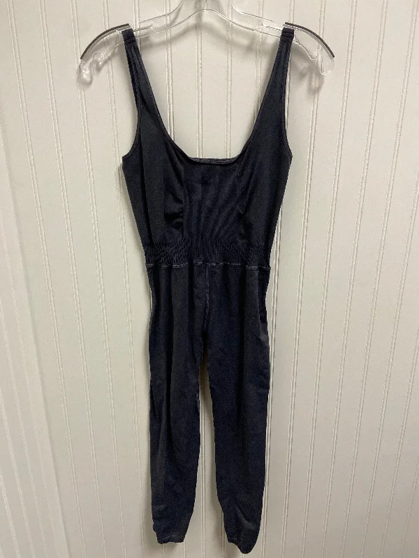 Jumpsuit By Free People In Grey, Size: M Vintage unclassified dresses