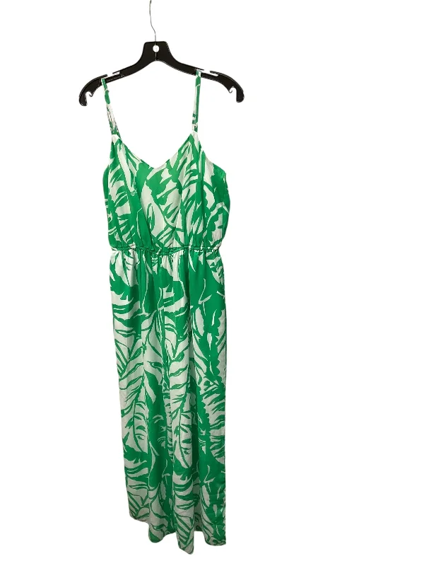 Jumpsuit By Target-designer In Green, Size: M Ruched unclassified dresses