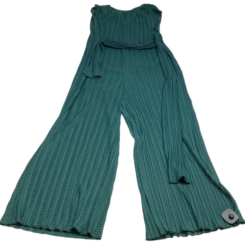 Jumpsuit By Zara In Green, Size: S Designer unclassified dresses