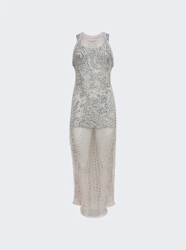 Knitted Mesh Dress Lightweight unclassified dresses