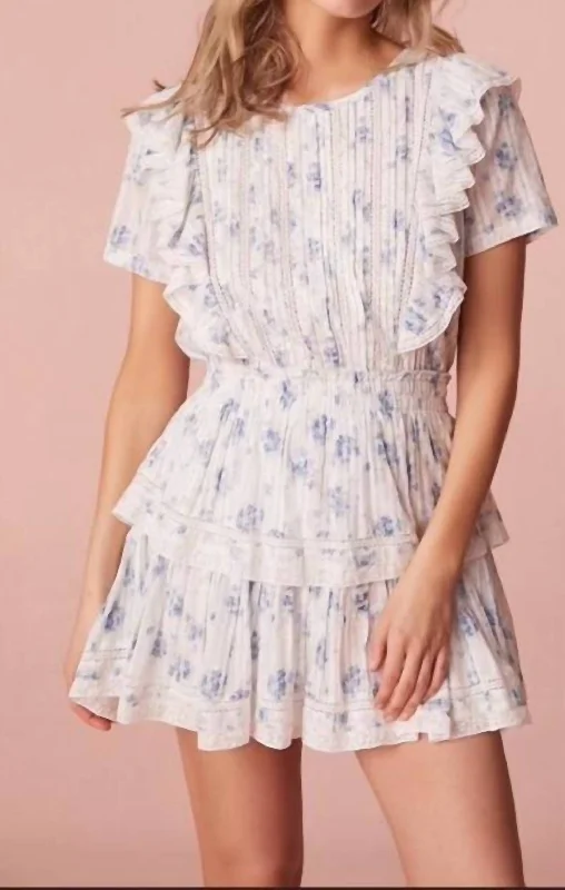 Natasha Dress In Skysail Blue Beach unclassified dresses