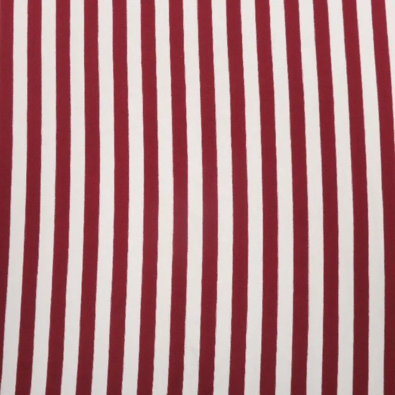 Red and White Vertical Stripes Jersey Stretch Fabric Petite unclassified dresses