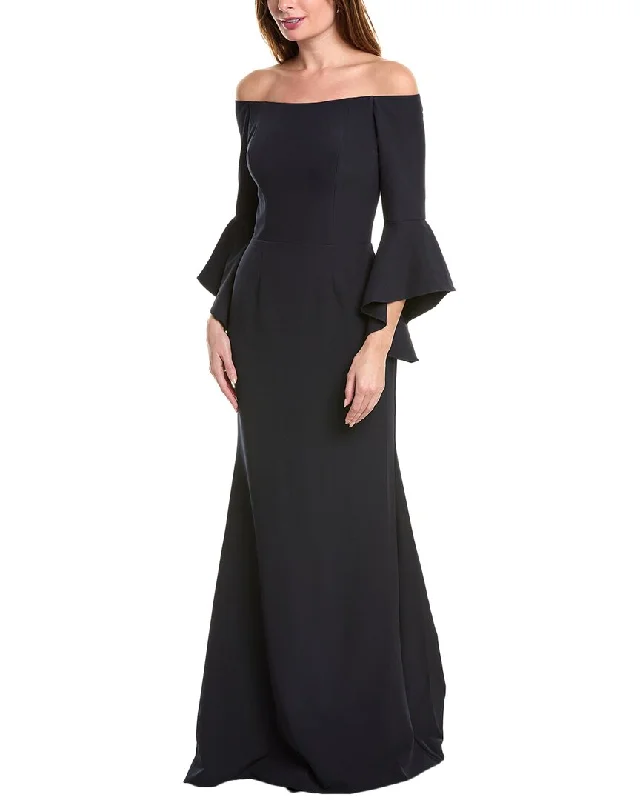 Rene Ruiz Off-The-Shoulder Gown High-low unclassified dresses