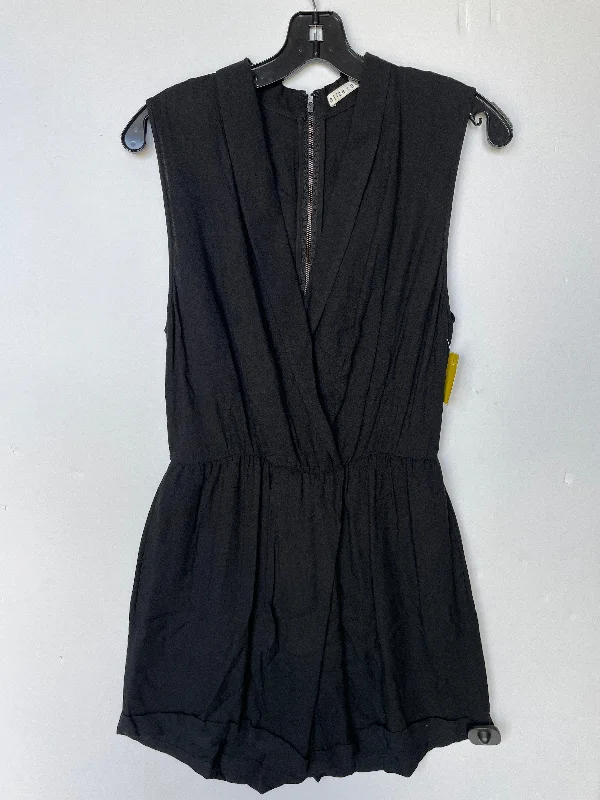 Romper By Alice + Olivia In Black, Size: 4 Trendy new unclassified dresses