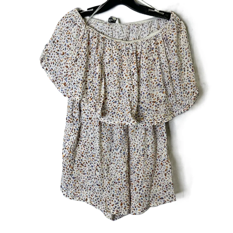 Romper By Davi & Dani In Cream, Size: M Lightweight unclassified dresses