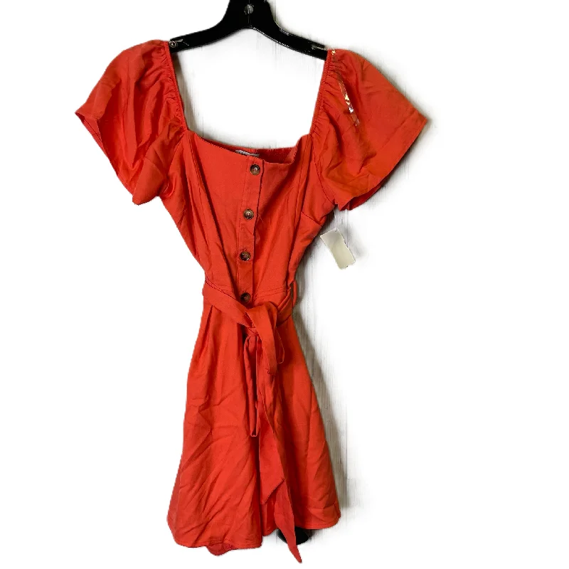 Romper By Favlux In Orange, Size: M Bright color unclassified dresses