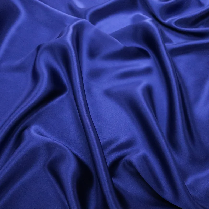 Silk Charmeuse Fabric Dark Blue Solid 54" 19mm Anniversary unclassified dresses