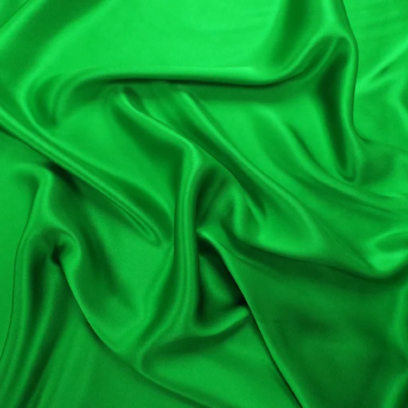 Silk Charmeuse Fabric Lime Green Solid 54" 19mm Lightweight unclassified dresses