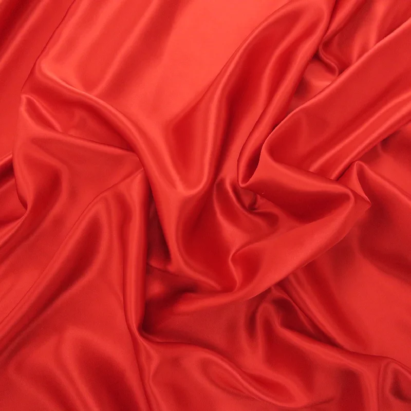 Silk Charmeuse Fabric Red Solid 54" 100% Silk Trendy new unclassified dresses