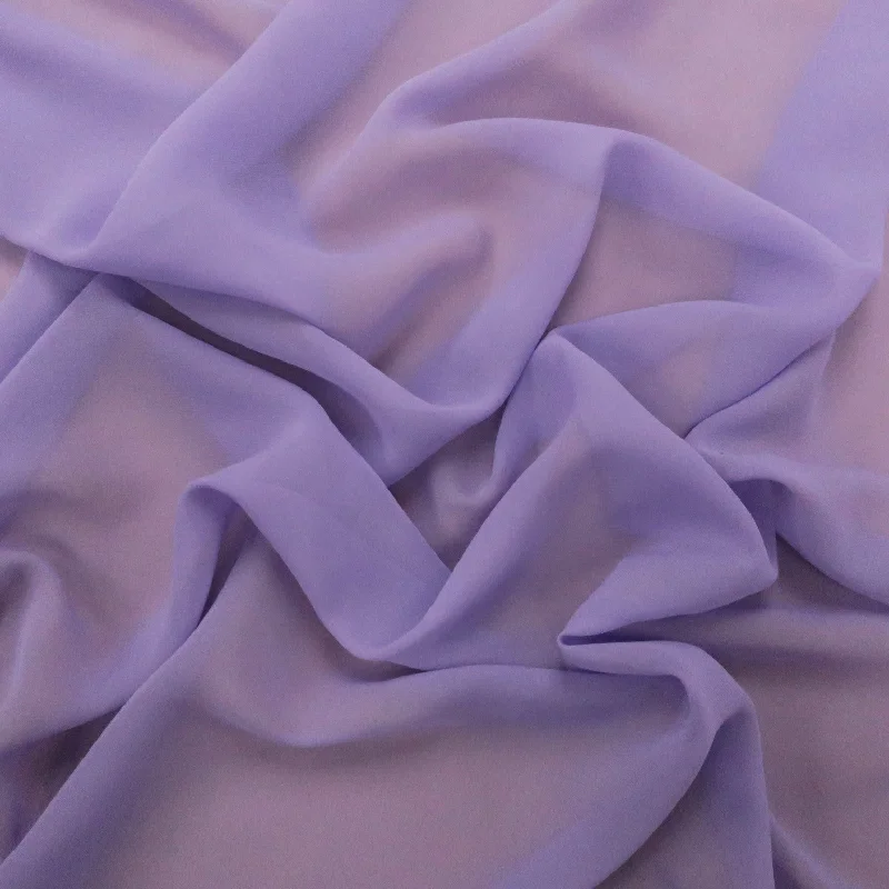 Silk Georgette Chiffon Fabric 54" Lavender Solid 10mm 100% Silk Spring unclassified dresses