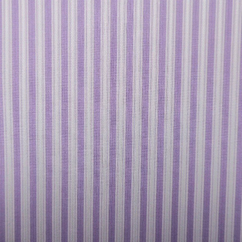 Soktas Heliotrope Gray and White Striped Finest Cotton Fabric Satin unclassified dresses