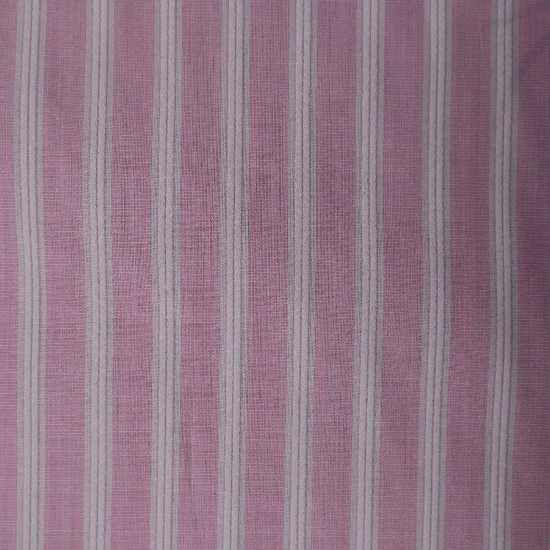 Soktas Mauve Taupe and White Striped Finest Cotton Fabric Denim unclassified dresses