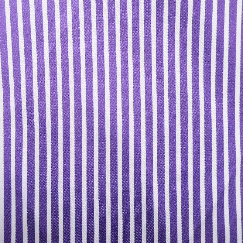 Soktas Royal Purple and White Striped Finest Cotton Fabric Wrap unclassified dresses